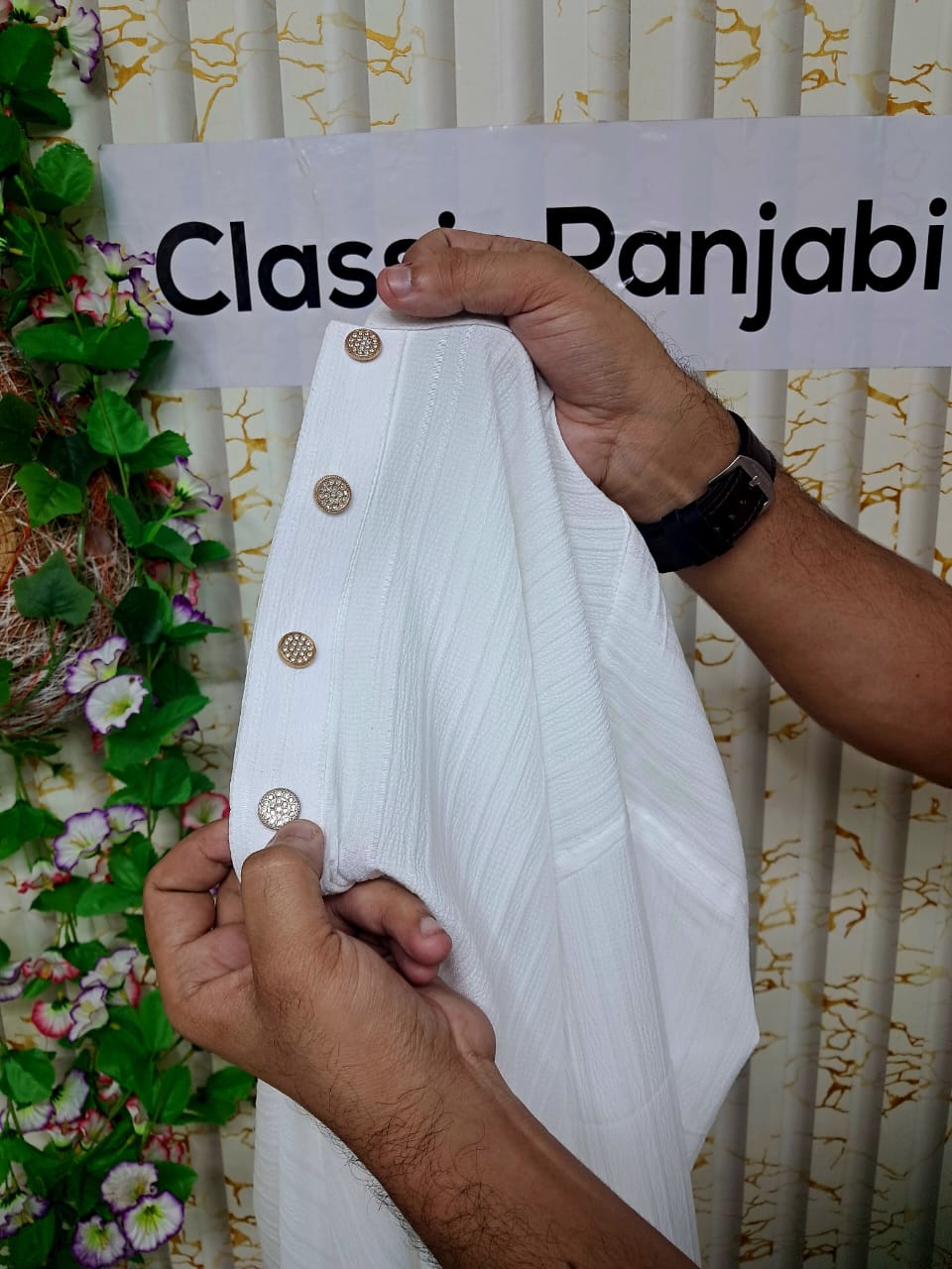 লাক্সারি চায়না বেম্বো পাঞ্জাবি ( কোড: ভি আই পি 370) - Image 3